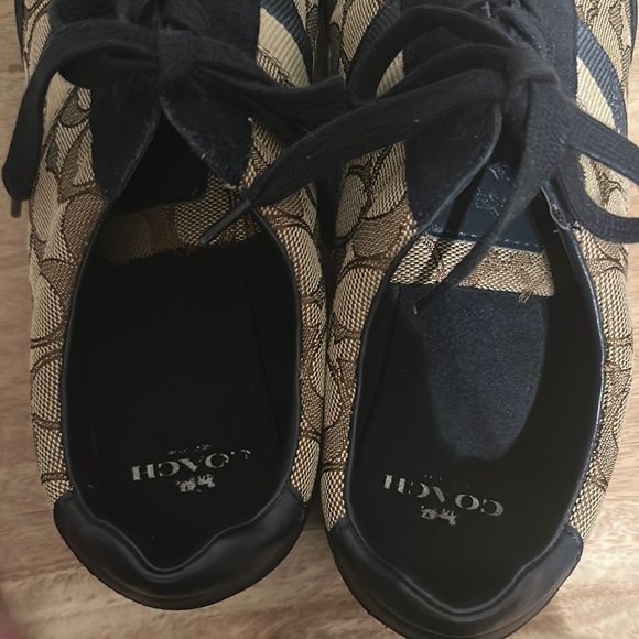 Coach Woman’s Navy and Brown Sneakers - Picture 8 of 9